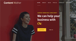 Desktop Screenshot of contentmother.com